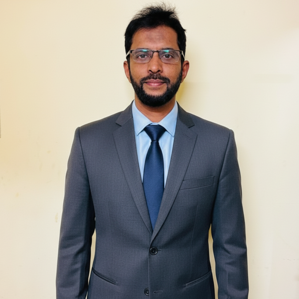 Portrait of L K Monu Borkala